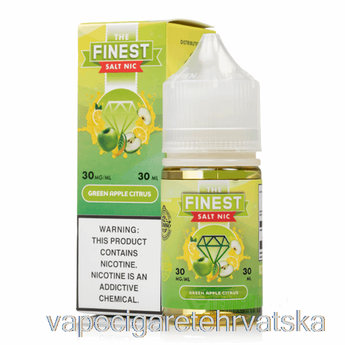 Vape Cigarete Zelena Jabuka Citrus - Najfinije Izdanje Slatkiša Sol Nic - 30ml 30mg